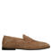 Manfield suède loafers cognac