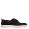 Manfield suède bootschoenen donkerblauw