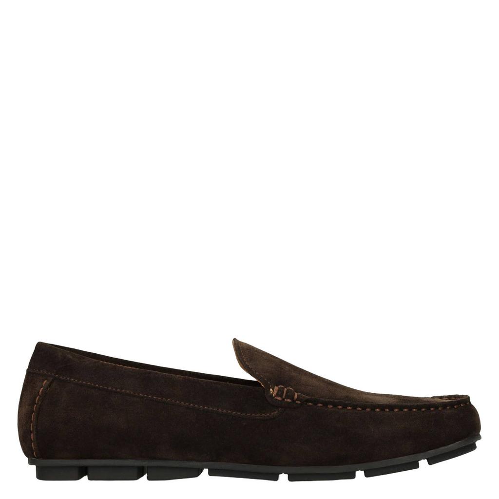 Bruine heren Manfield suède mocassins