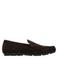 Manfield suède mocassins bruin