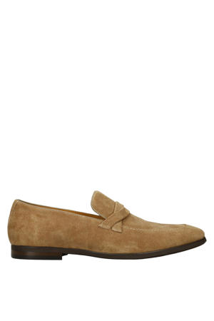 suède loafers camel