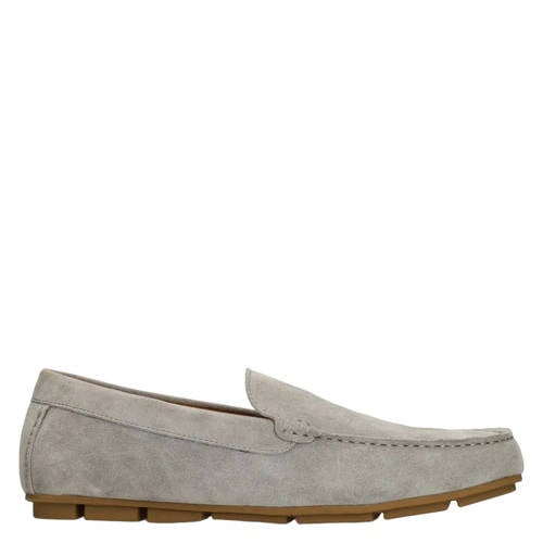 Manfield suède mocassins grijs afbeelding