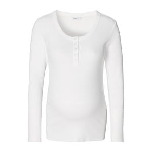 zwangerschaps- en voedings longsleeve wit