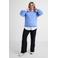 GREAT LOOKS sweater met borduursels blauw