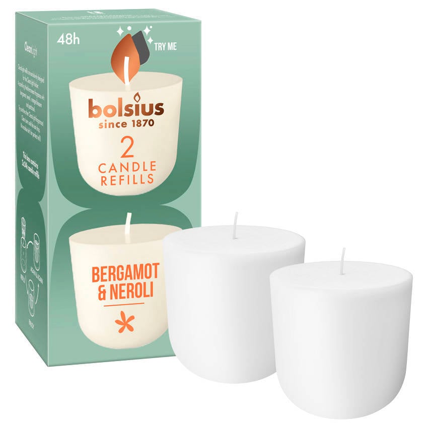 Cleanlight refill gardenia & fig Bolsius | van 't Ende