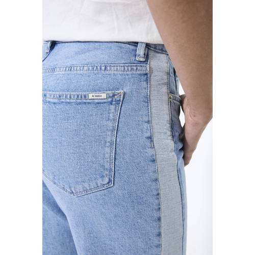 Garcia high waist wide leg jeans wide leg jeans medium blue denim afbeelding