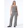 Garcia wide leg regular waist broek zwart