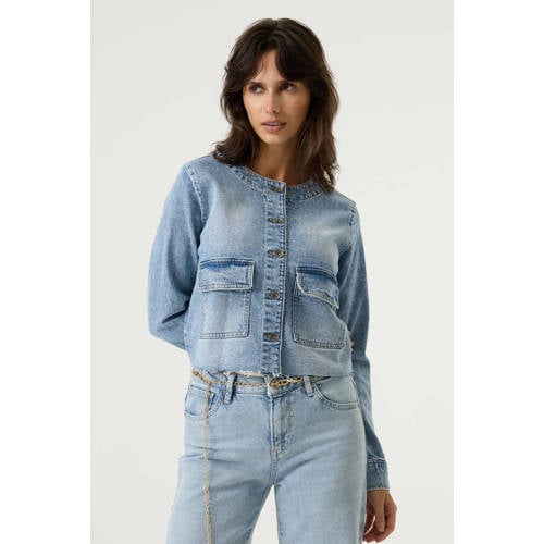 Garcia denim spijkerjas medium blue denim afbeelding
