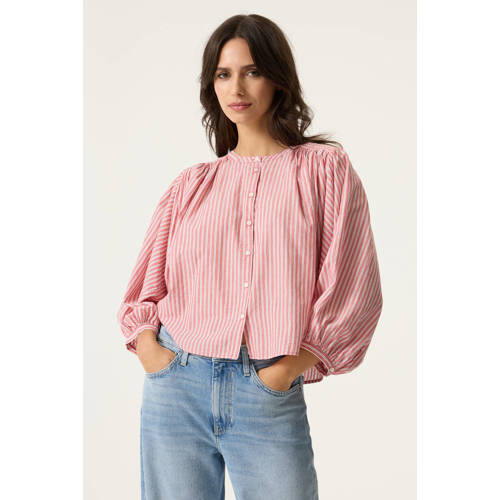 Garcia gestreepte blouse rood afbeelding