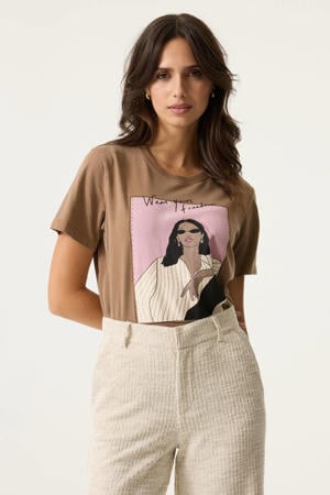 T-shirt taupe