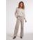 Didi wide leg regular waist broek beige
