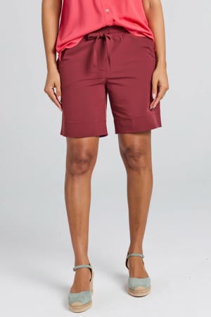 travelstof regular waist bermuda short