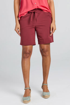 travelstof regular waist bermuda short