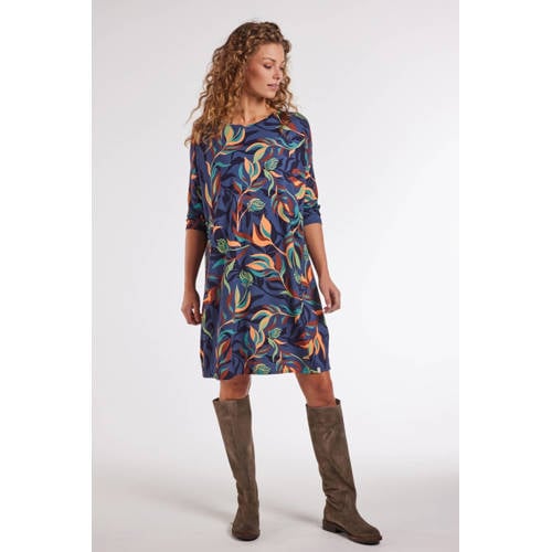 Didi midi jurk blauw afbeelding