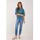 Didi gebloemde sweater blauw