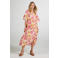Didi gebloemde midi jurk roze