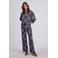 Didi wide leg high waist casual broek bruin