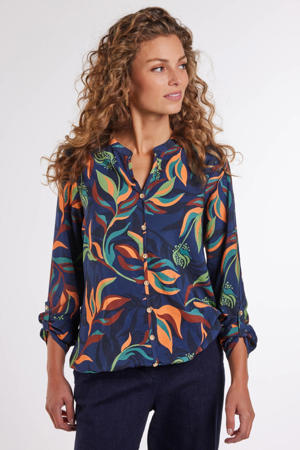 blouse blauw