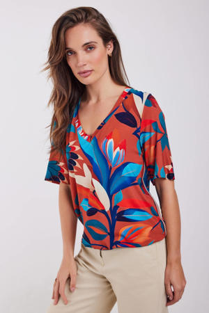 T-shirt donkerrood