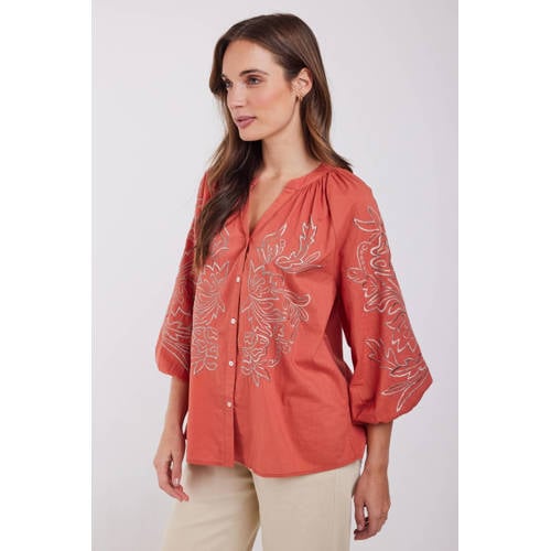 Didi blouse koraalrood afbeelding