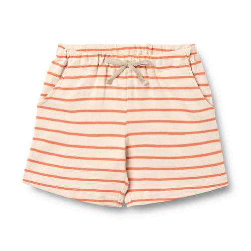 Wheat regular waist gestreepte sweatshort oranje afbeelding