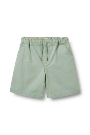 regular waist casual short groen