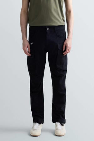 JOE regular cargobroek zwart