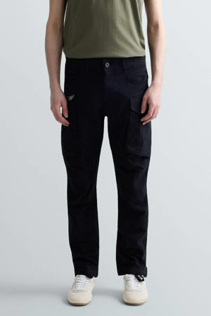 JOE regular cargobroek zwart