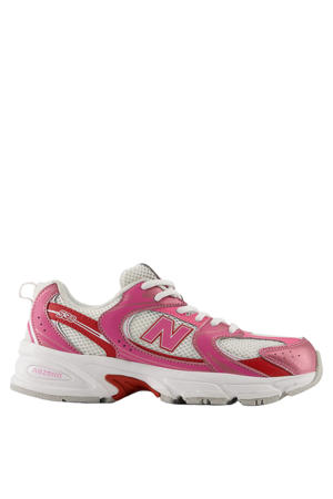530 sneakers roze/rood/wit