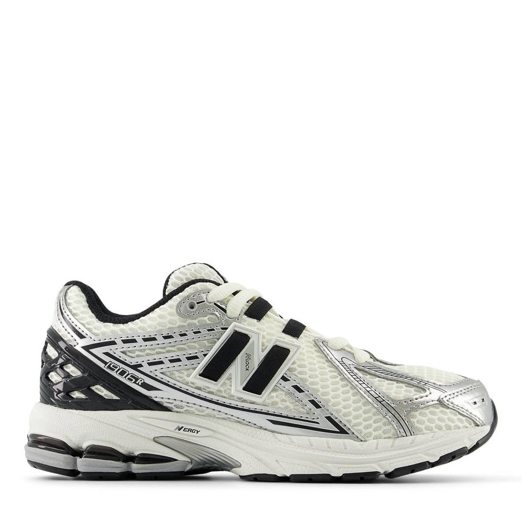 Grijs en witte jongens en meisjes New Balance 1906 Lace sneakers van mesh-pu/voering: mesh/voetbed: eva met veters