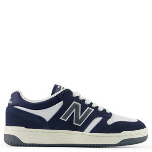480 suède sneakers donkerblauw/wit