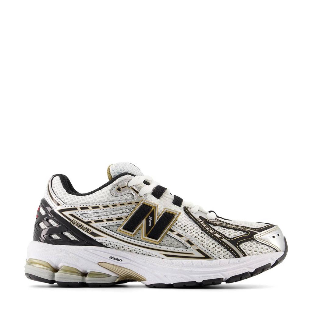 Zilver en gouden jongens en meisjes New Balance 1906 Lace sneakers van mesh-pu/voering: mesh/voetbed: eva met veters