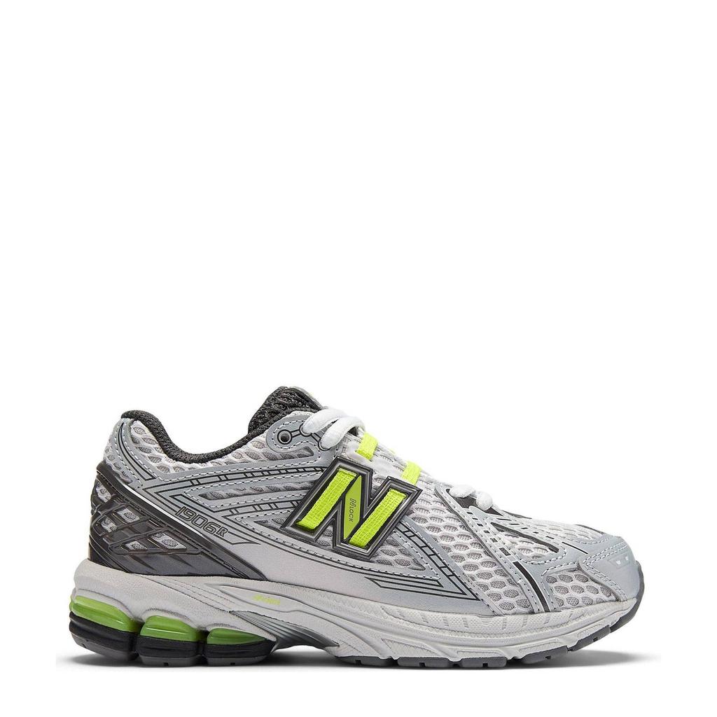 Wit, zwart en gele jongens en meisjes New Balance 1906 sneakers van mesh-pu/voering: mesh/voetbed: eva met veters