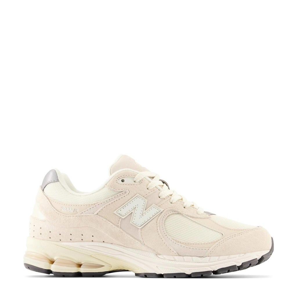 Lichtroze unisex New Balance 2002R sneakers van mesh-suède/voering: mesh/voetbed: eva met veters