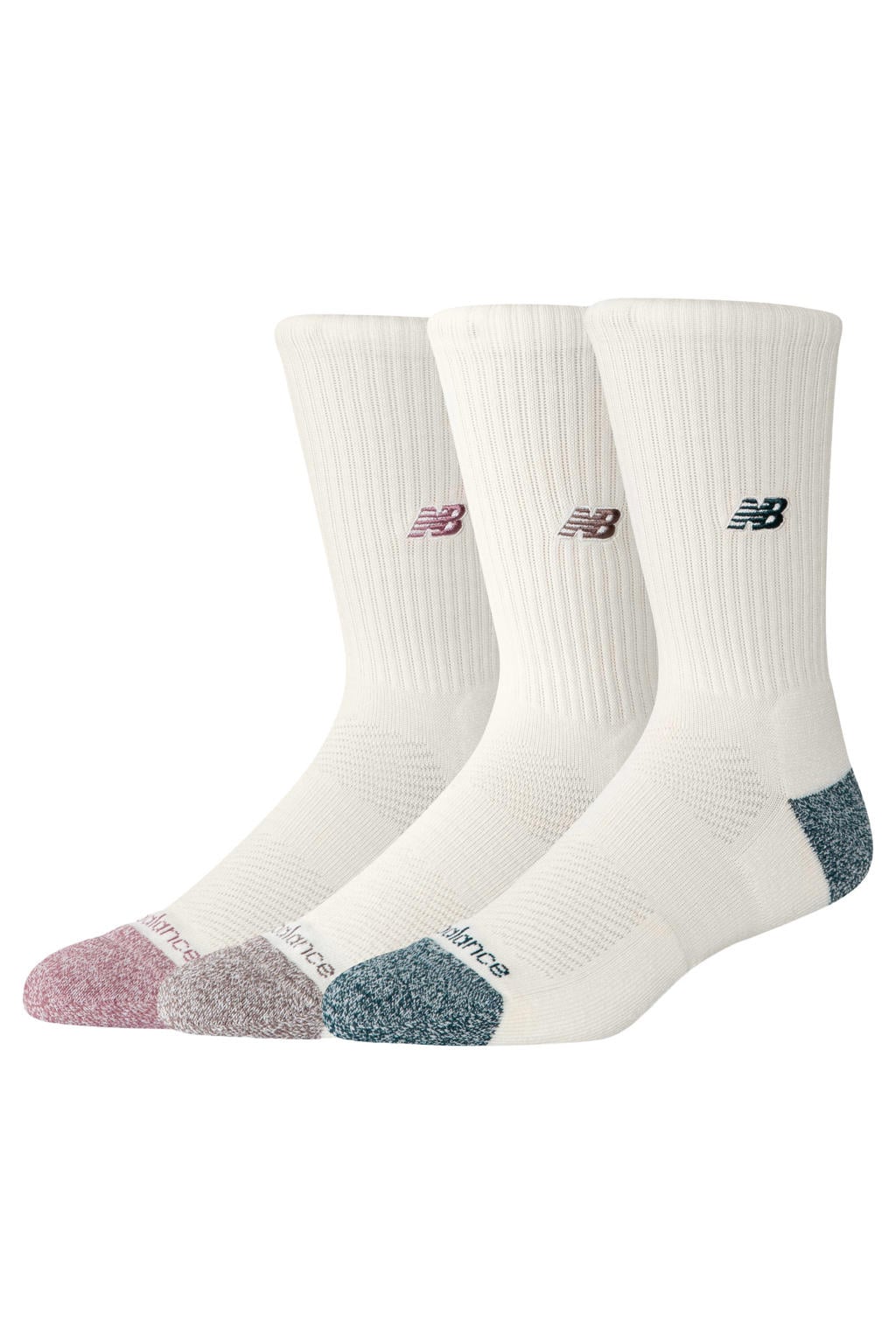 New Balance sokken met logo (set van 3) wit