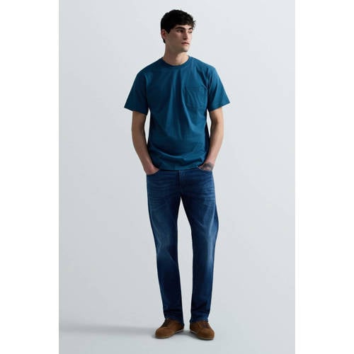 REPLAY straight leg jeans donkerblauw medium blue afbeelding