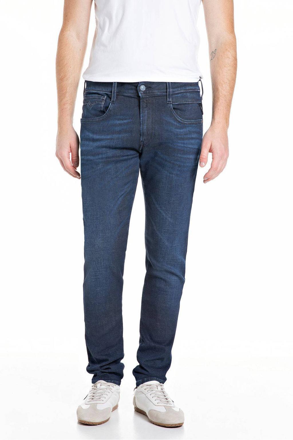 REPLAY ANBASS slim fit jeans dark blue