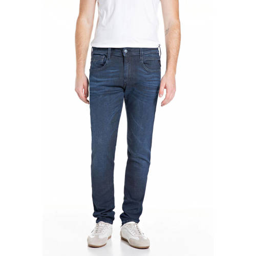REPLAY ANBASS slim fit jeans dark blue afbeelding