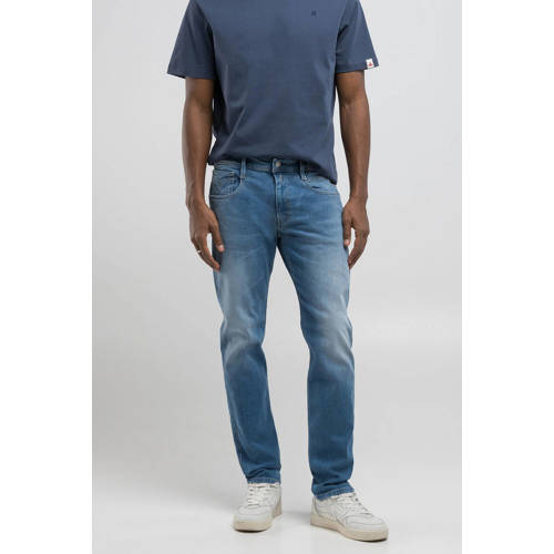 REPLAY ANBASS slim fit jeans medium blue afbeelding