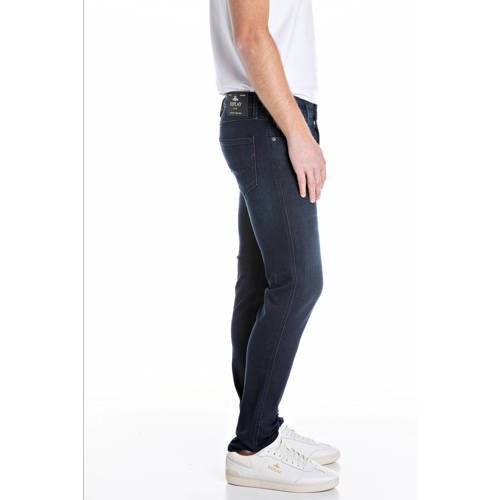 REPLAY ANBASS slim fit jeans dark blue afbeelding