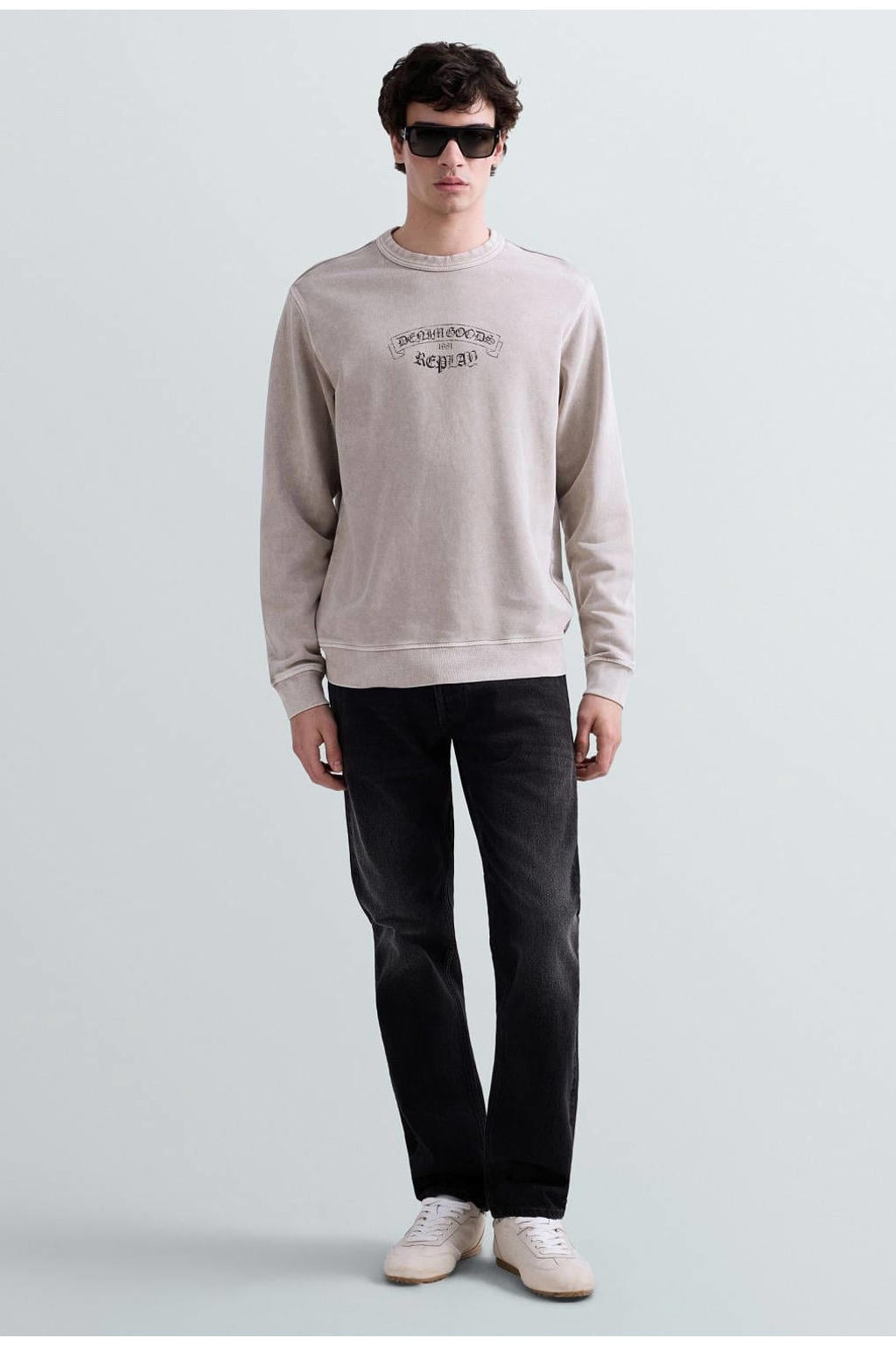 REPLAY GROVER straight leg jeans black denim