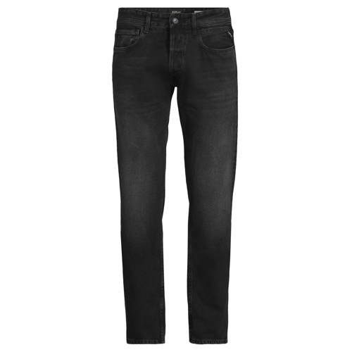 REPLAY GROVER straight leg jeans black denim afbeelding