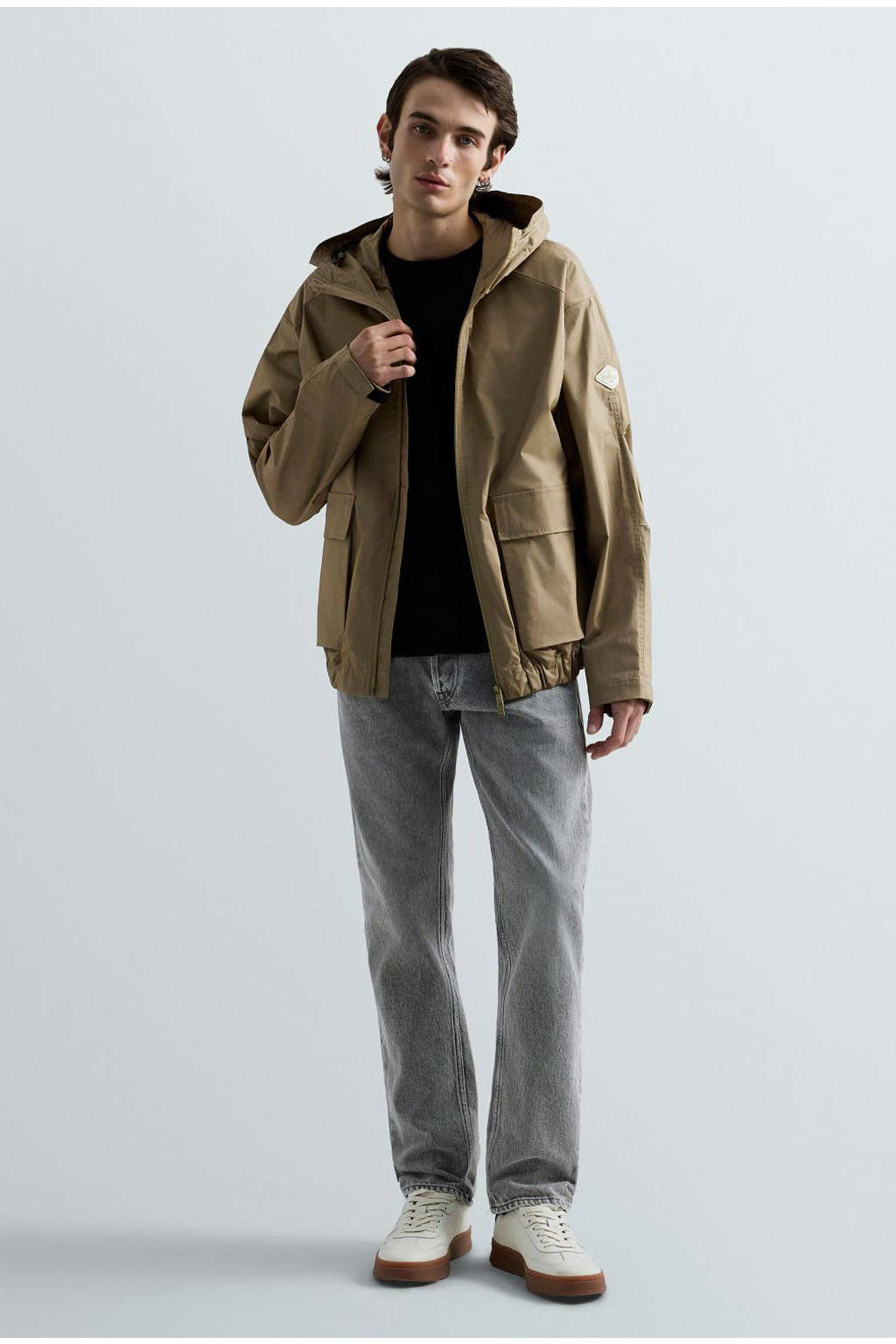 REPLAY GROVER straight leg jeans - lichtgrijs
