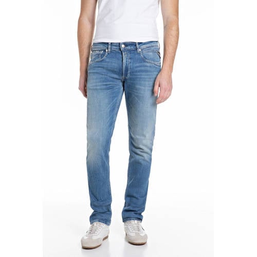 REPLAY GROVER straight leg jeans blauw afbeelding