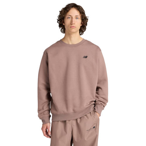 New Balance sportsweater Linear taupe afbeelding