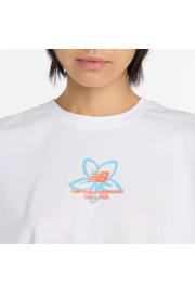 thumbnail: New Balance T-shirt met backprint wit