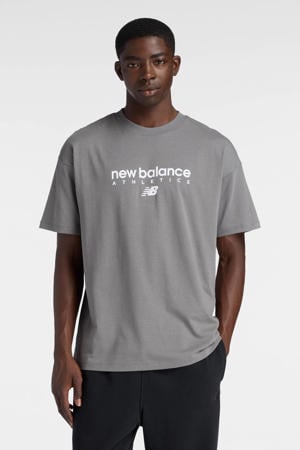 regular T-shirt grijs