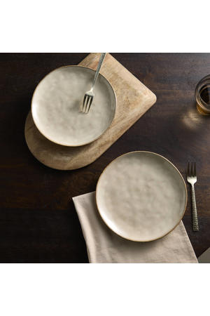 Natural ontbijtbord (Ø21 cm) (set van 2)