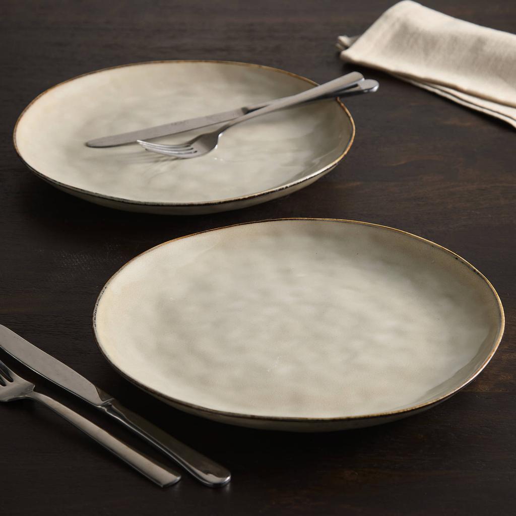 NOUS Living Natural dinerbord (Ø27 cm) (set van 2)