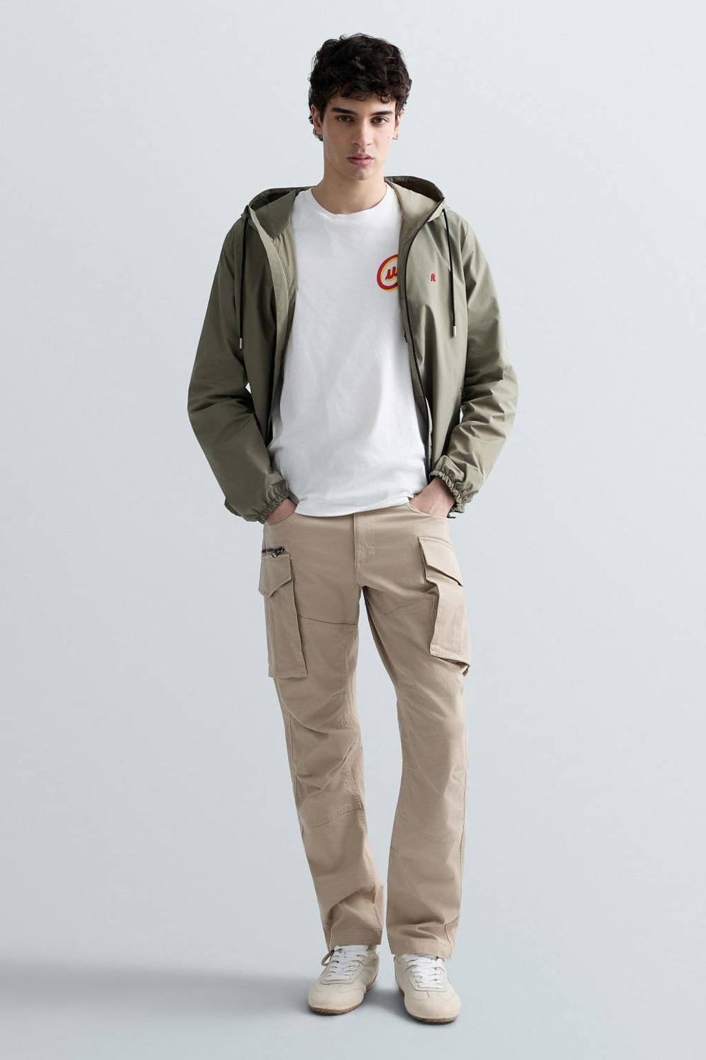 REPLAY JOE regular cargobroek beige